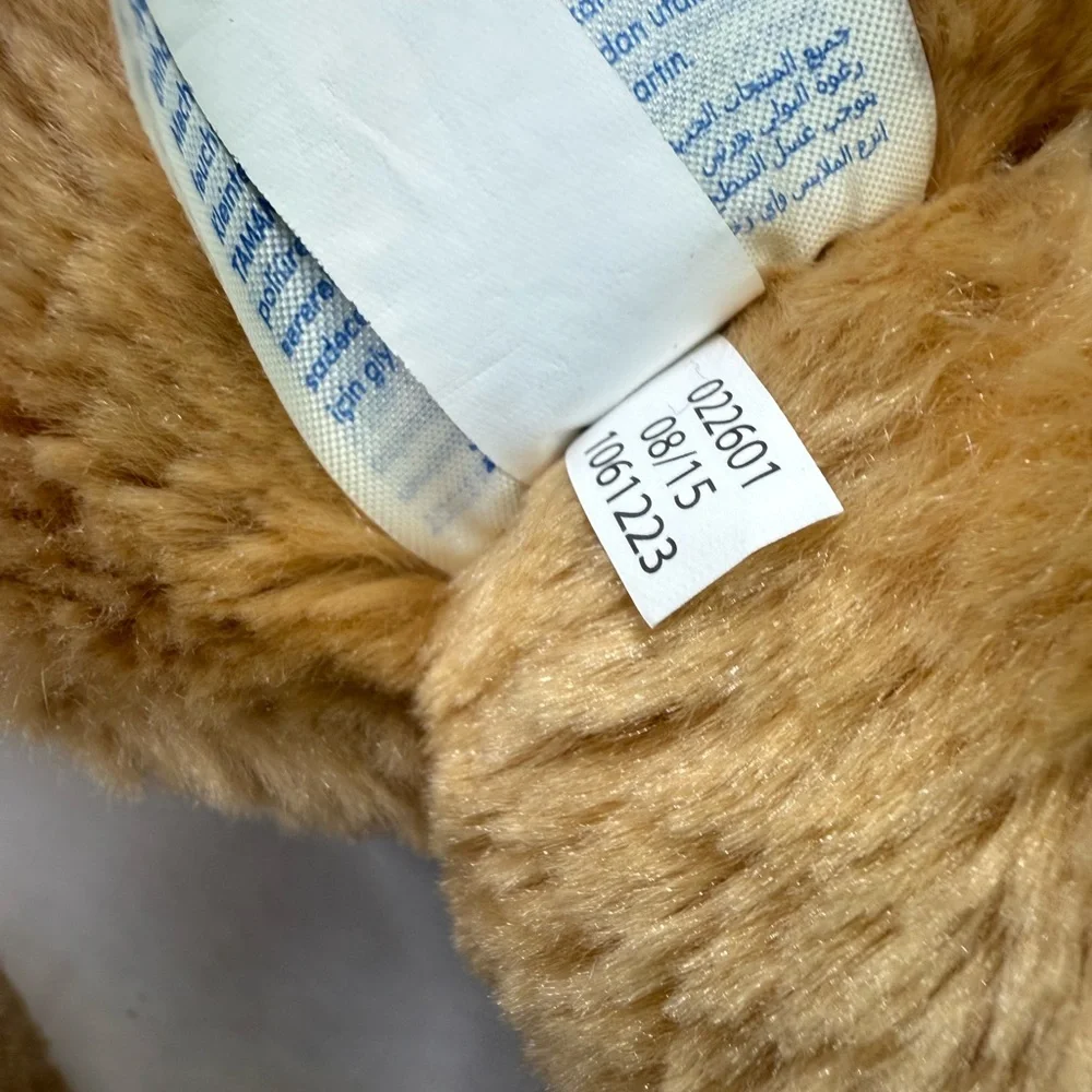 ✨3/$30 Build A Bear 2015 16” Brown / Pink Bunny Rabbit Plush Stuffed Animal Toy - Picture 6 of 6